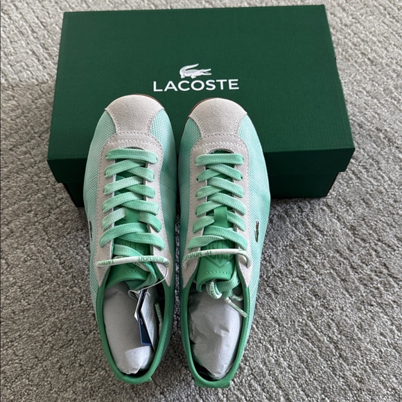 NEW NIB Lacoste x FP Movement Club Low Sneakers Mint Green – Women’s Size 9 - Picture 4 of 16